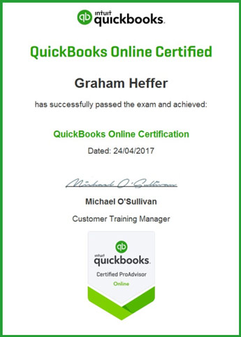 Graham Heffer Quickbooks Verified